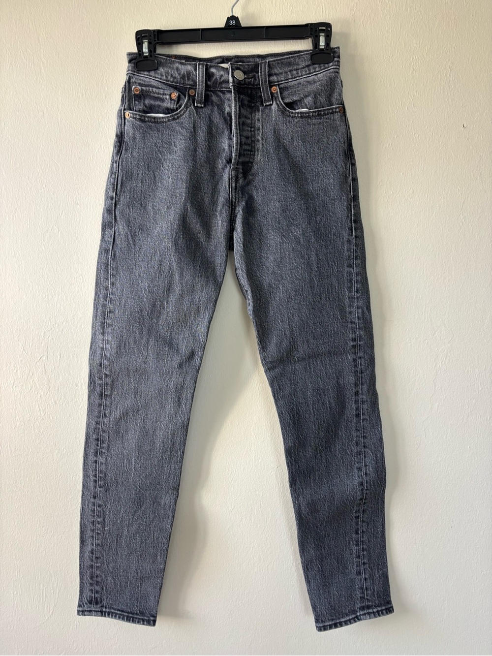 Levi's Women’s Size 24 Jeans Wedgie Washed Black